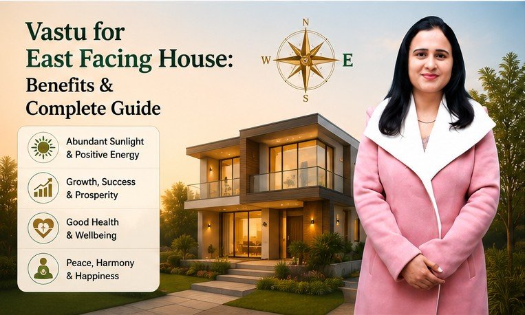 Vastu tips for east facing house — main door placement and room layout