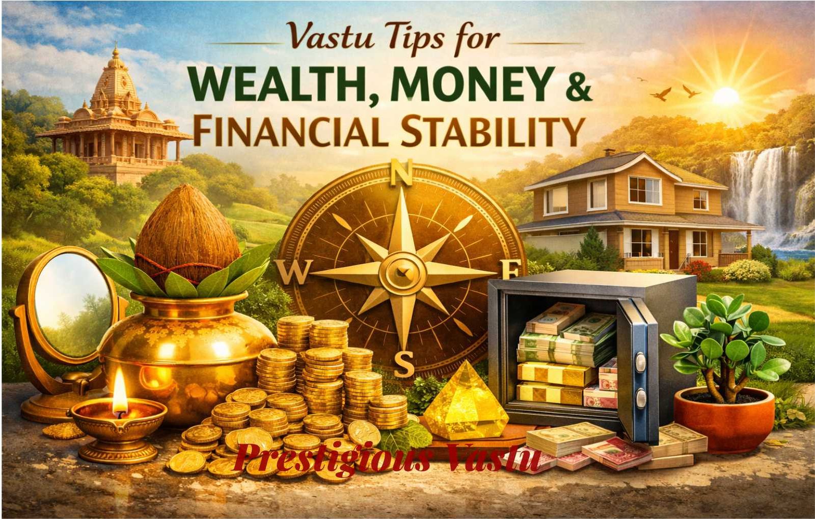 Vastu Tips for Wealth, Money & Financial Stability
